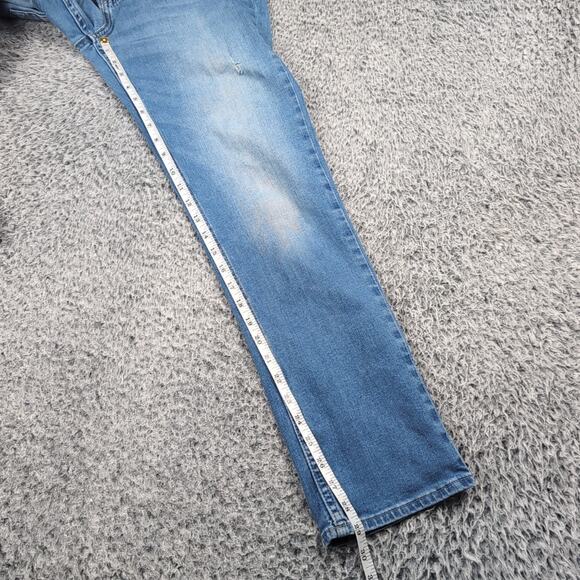 Hollister Jeans Men 29X30 Blue Slim Straight Distressed Normcore Advanced Flex - Picture 8 of 10